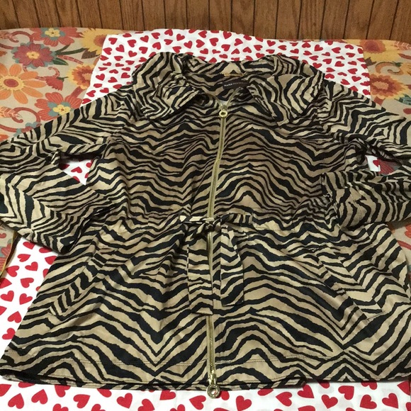 4/$10🌻🌻Gold & black animal print vintage  Dana buchman coat - Picture 5 of 8